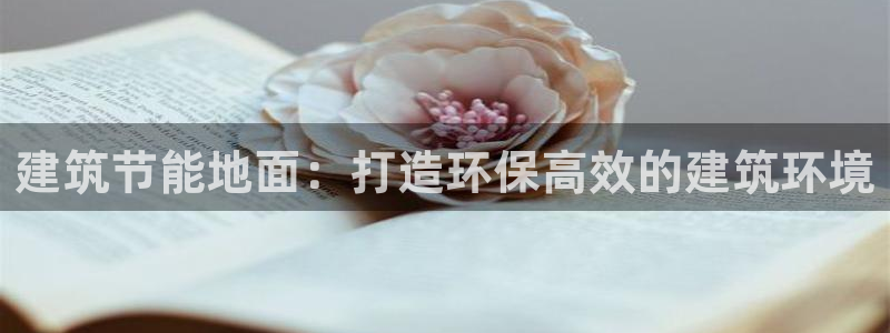 e尊国际官网·网址：建筑节能地面：打造环保高效的建筑环境