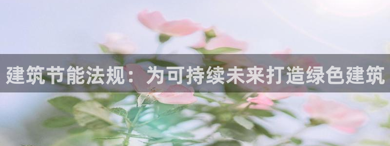 E尊国际网站：建筑节能法规：为可持续未来打造绿色建筑
