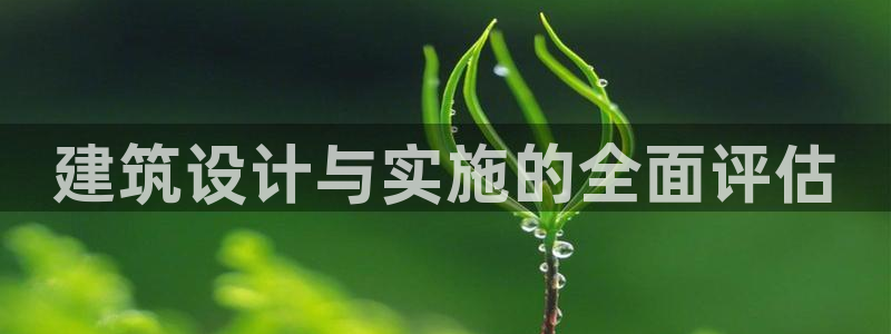 e尊国际官网app：建筑设计与实施的全面评估