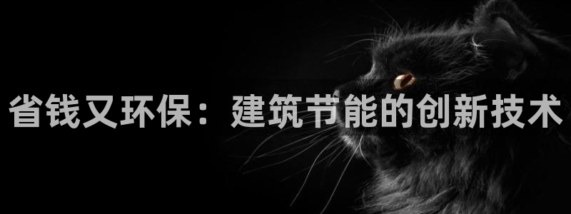 尊亿娱乐国际官网：省钱又环保：建筑节能的创新技术