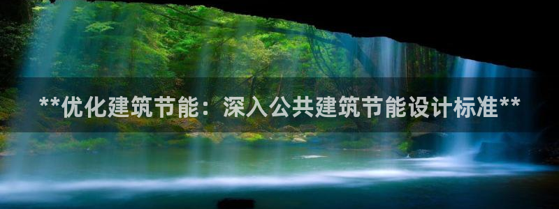 e尊国际的手机登录网站：**优化建筑节能：深入公共建筑节能设计标准**
