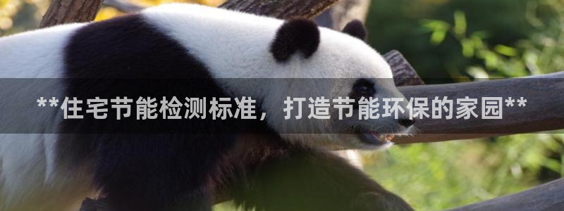 e尊官网：**住宅节能检测标准，打造节能环保的家园**