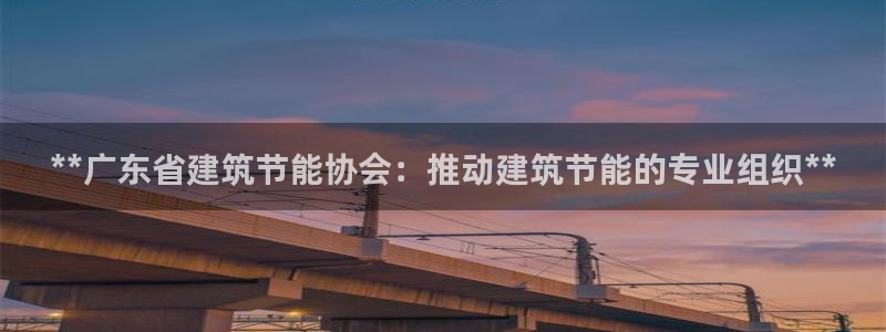 e尊国际是个黑网：**广东省建筑节能协会：推动建筑节能的专业组织**
