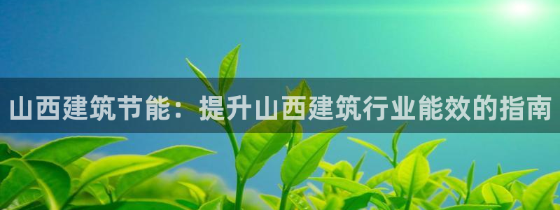 e尊国际官网·网址：山西建筑节能：提升山西建筑行业能效的指南