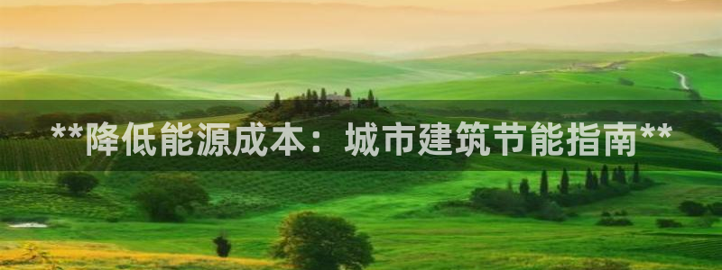 e尊国际app：**降低能源成本：城市建筑节能指南**