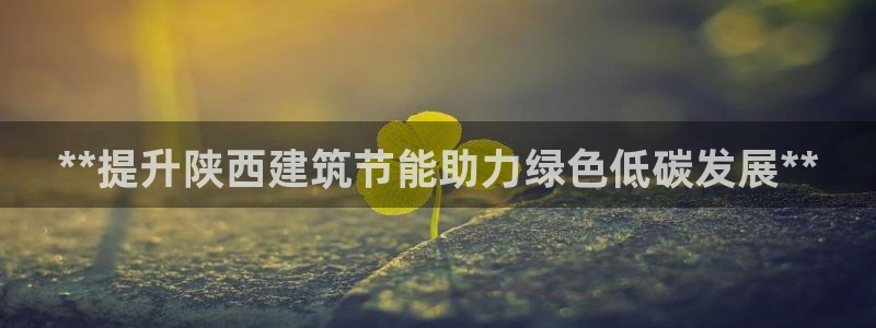 e尊国际的手机登录网站：**提升陕西建筑节能助力绿色低碳发展**