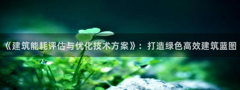 e尊国际app：《建筑能耗评估与优化技术方案》：打造绿色高效建筑蓝图