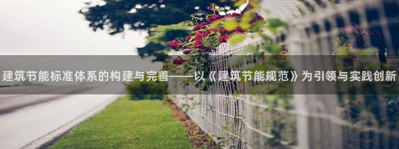 e尊国际的手机登录网站：建筑节能标准体系的构建与完善——以《建筑节能规范》为引领与实践创新