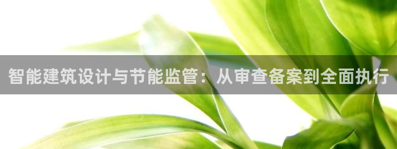 E尊国际网站：智能建筑设计与节能监管：从审查备案到全面执行